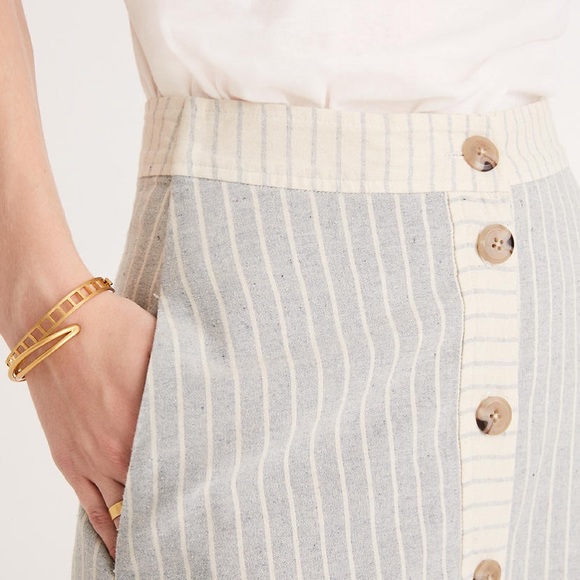 Madewell The New Denim Project Patchwork Skirt - Picture 12 of 13